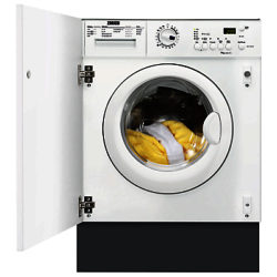 Zanussi ZWI71201WA Integrated Washing Machine, 7kg Load, A++ Energy Rating, 1200rpm Spin, White